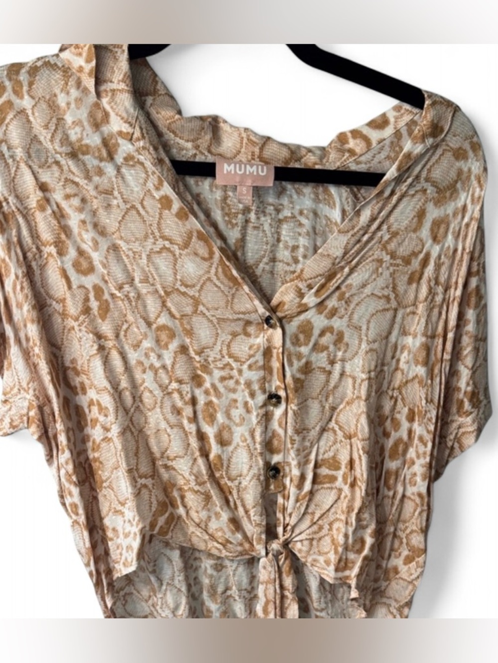 Show Me Your MuMu Leopard Print Blouse